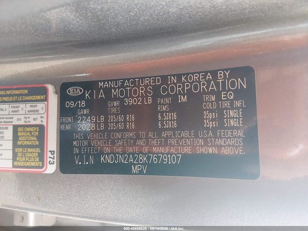 2019 KIA SOUL Base