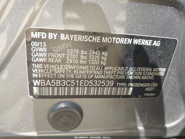 2014 BMW 535I XDRIVE