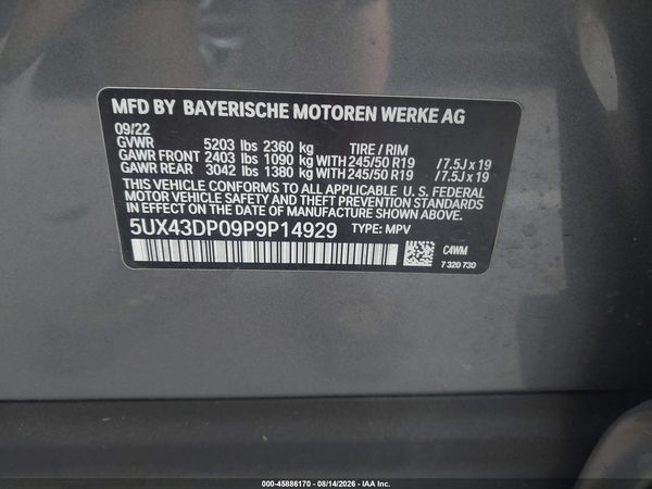 2023 BMW X3 SDRIVE30I