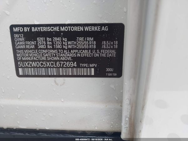 2012 BMW X5 XDRIVE35D