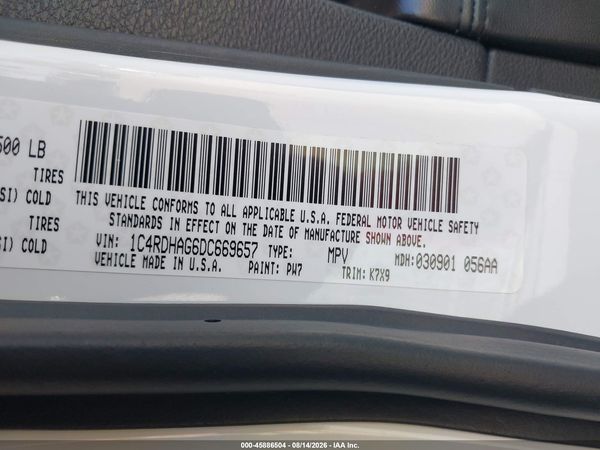 2013 DODGE DURANGO SXT