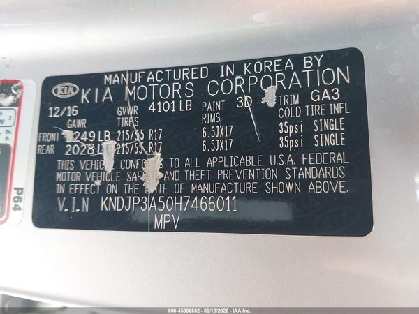 2017 KIA SOUL +