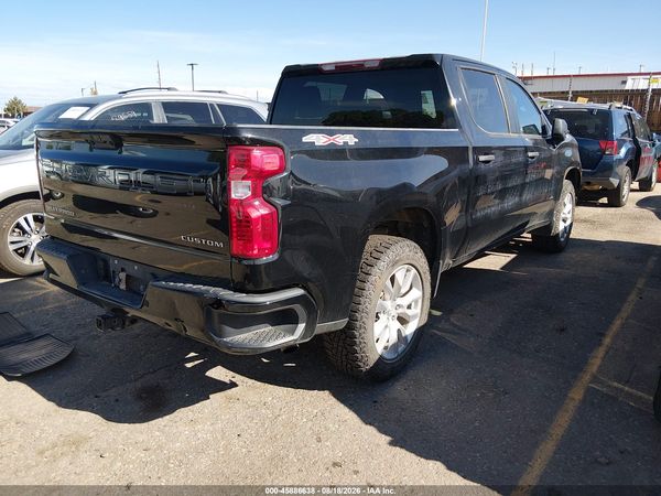 2022 CHEVROLET SILVERADO 1500 4WD  SHORT BED CUSTOM — I4