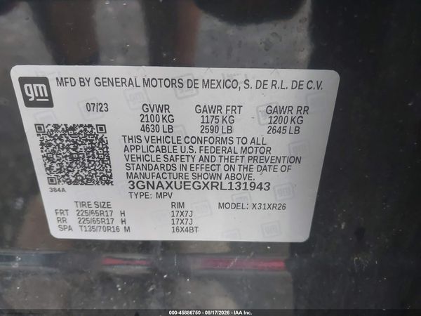 2024 CHEVROLET EQUINOX AWD LT — I9