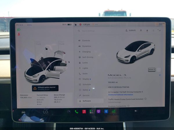 2020 TESLA MODEL 3