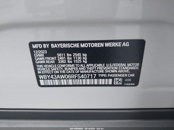 2024 BMW I4 GRAN COUPE EDRIVE35