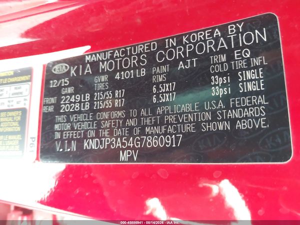 2016 KIA SOUL +