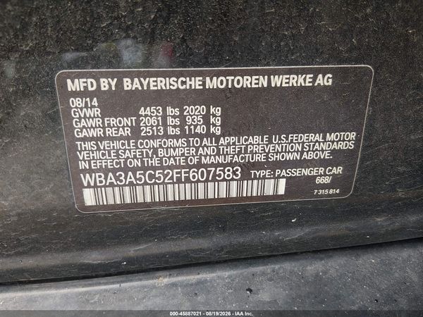 2015 BMW 328I