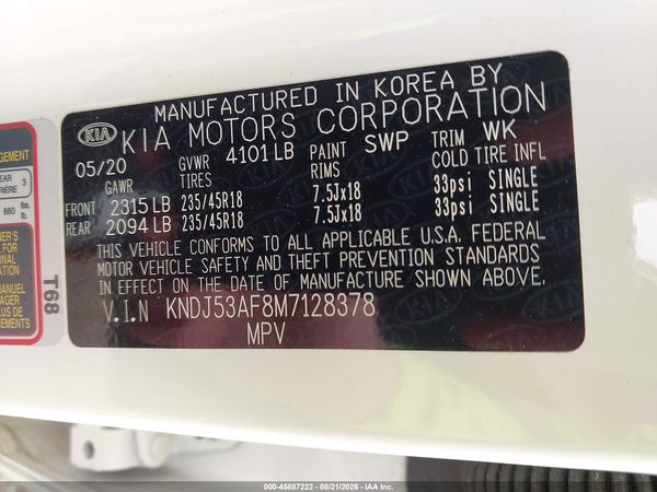 2021 KIA SOUL TURBO