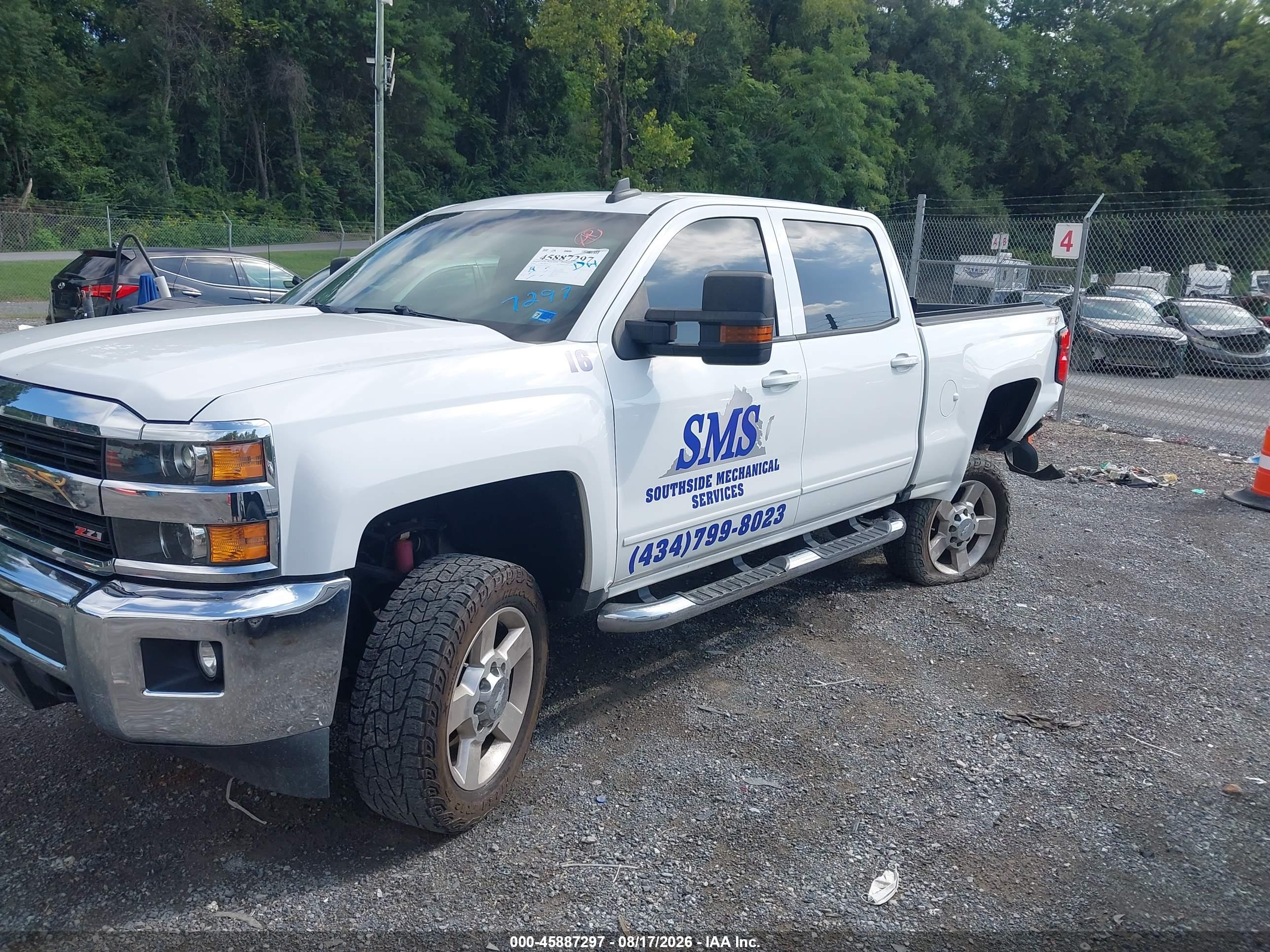 2016 CHEVROLET SILVERADO 2500HD LT — I2
