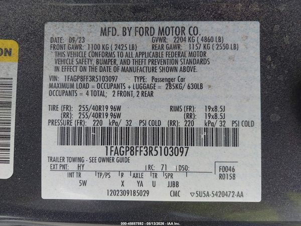 2024 FORD MUSTANG GT PREMIUM
