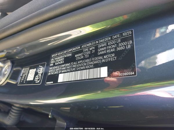 2026 VOLVO XC90 PLUG-IN HYBRID