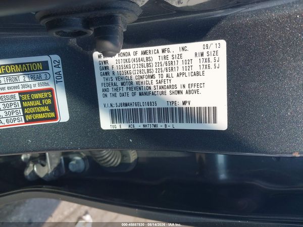 2014 HONDA CR-V EX-L