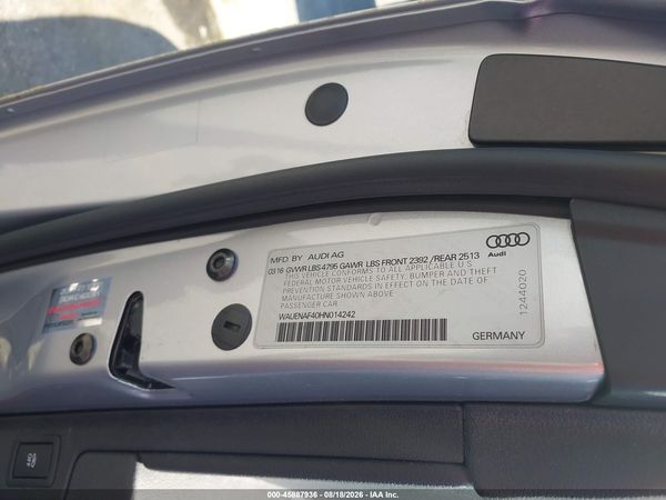 2017 AUDI A4 PREMIUM PLUS
