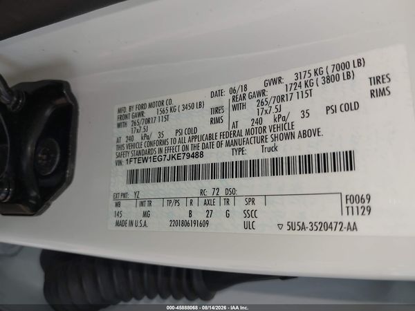 2018 FORD F-150 XLT