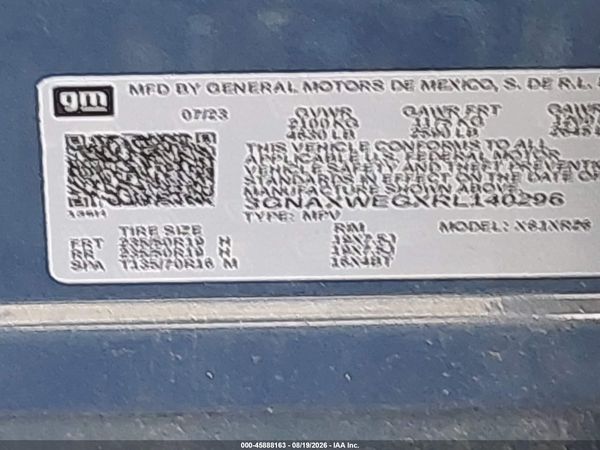 2024 CHEVROLET EQUINOX AWD RS — I9