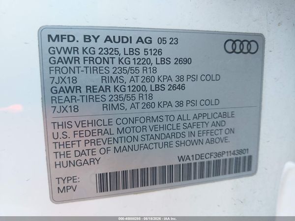 2023 AUDI Q3