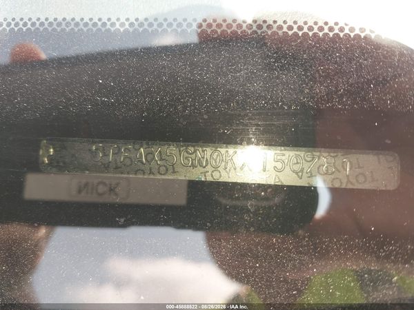 2019 TOYOTA TACOMA SR
