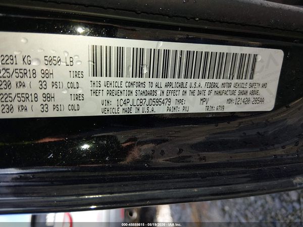 2018 JEEP CHEROKEE LATITUDE FWD