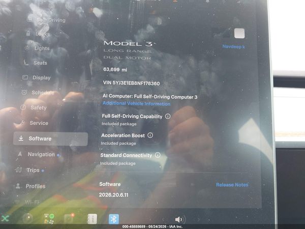 2022 TESLA MODEL 3
