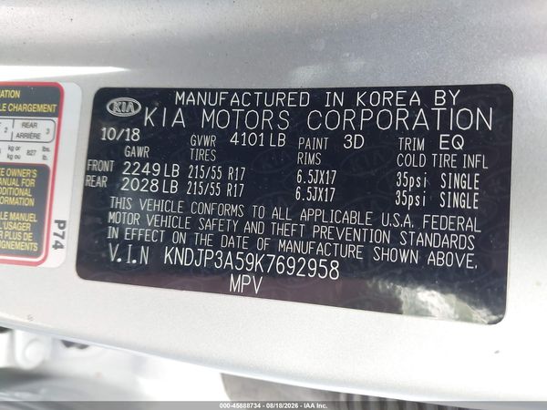 2019 KIA SOUL +
