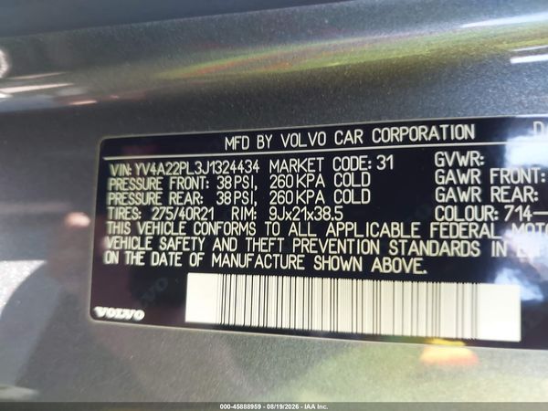 2018 VOLVO XC90 T6 INSCRIPTION