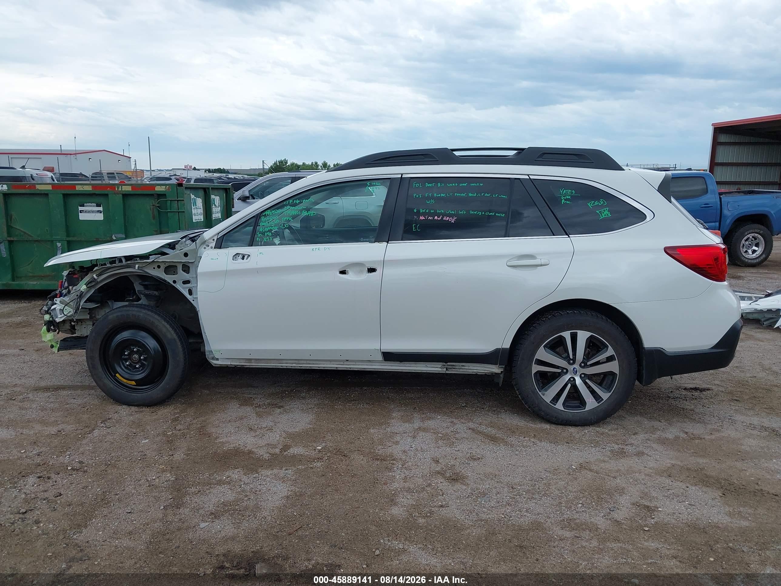 2019 SUBARU OUTBACK 3.6R LIMITED