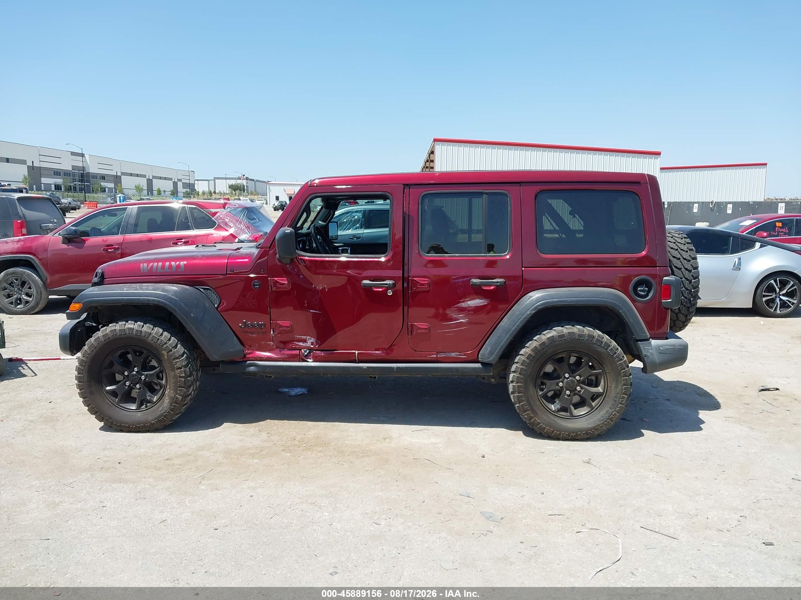 2021 JEEP WRANGLER UNLIMITED WILLYS 4X4