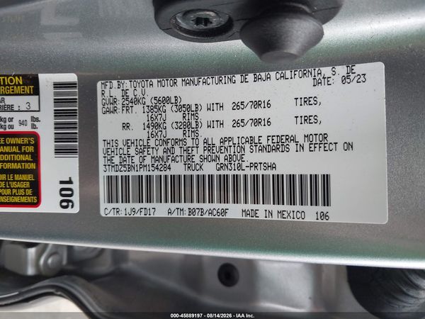2023 TOYOTA TACOMA TRD OFF ROAD