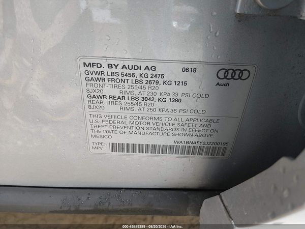 2018 AUDI Q5