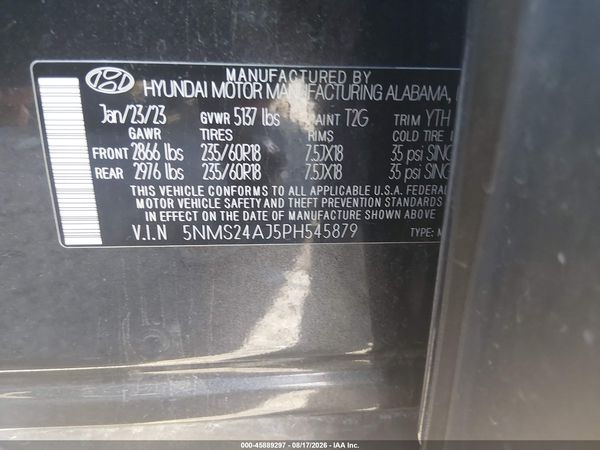 2023 HYUNDAI SANTA FE SEL