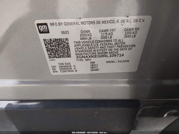 2024 CHEVROLET EQUINOX FWD LT — I9