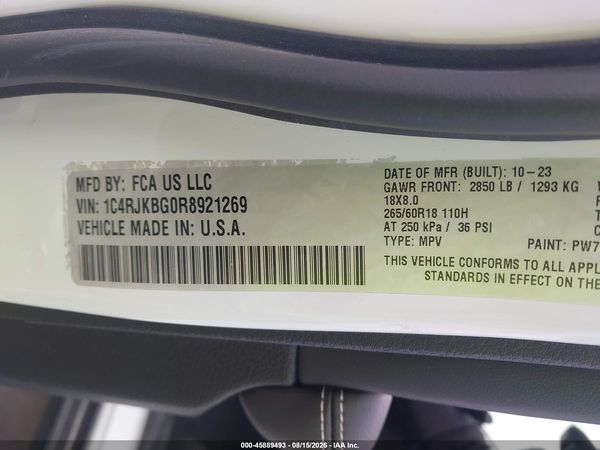 2024 JEEP GRAND CHEROKEE L LIMITED 4X4
