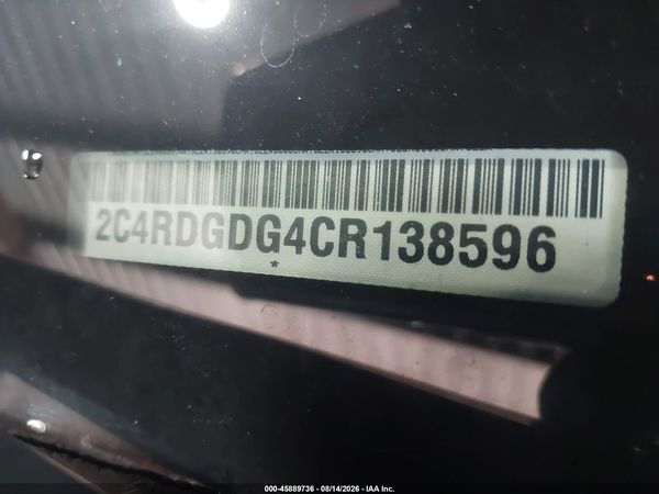 2012 DODGE GRAND CARAVAN CREW