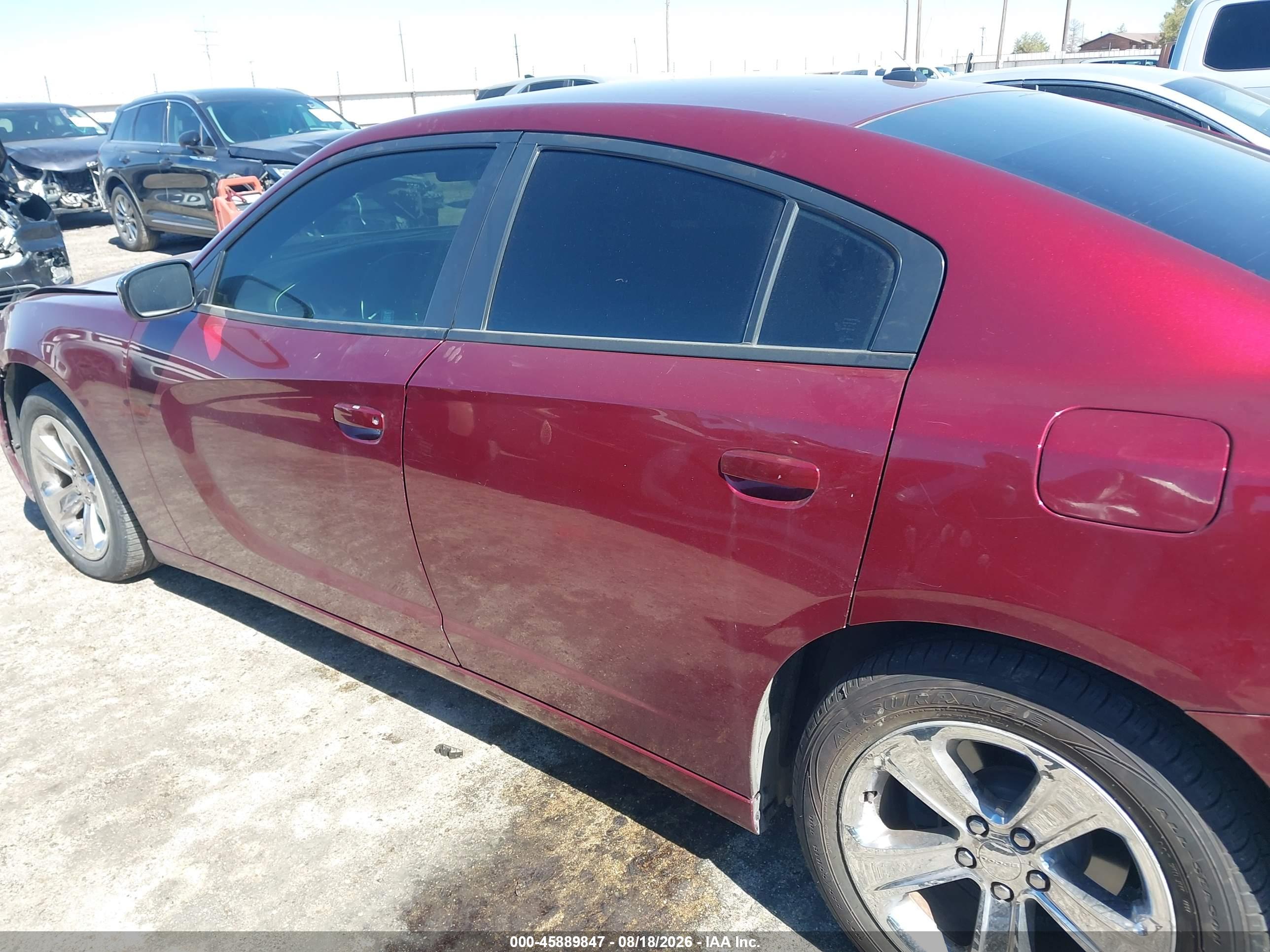 2018 DODGE CHARGER SXT RWD