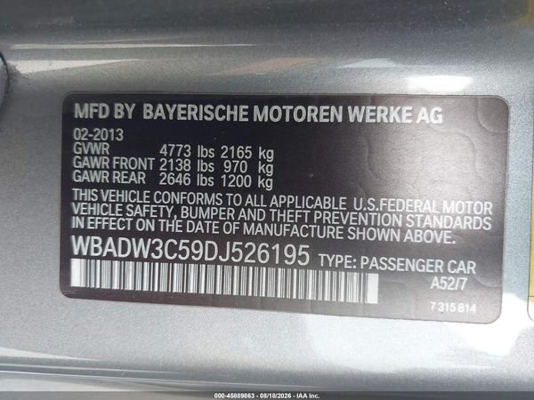 2013 BMW 328I