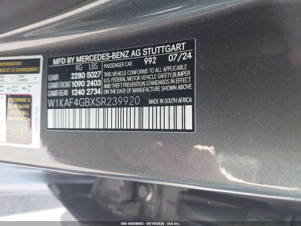 2025 MERCEDES-BENZ C 300 C300