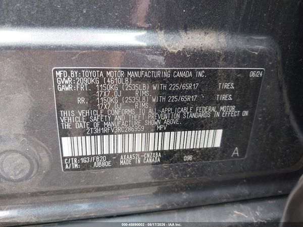 2024 TOYOTA RAV4 LE