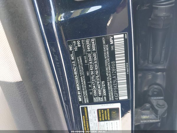 2020 MERCEDES-BENZ GLS 450 4MATIC