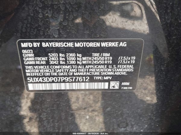 2023 BMW X3 SDRIVE30I