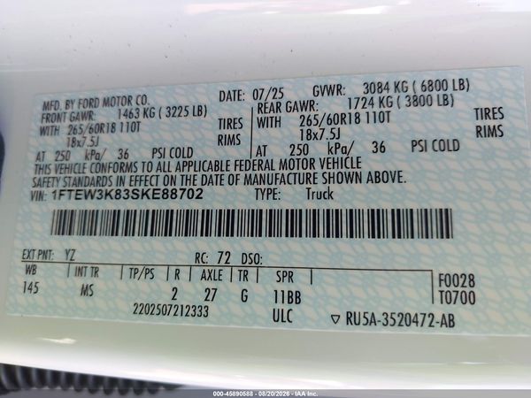 2025 FORD F-150 XLT