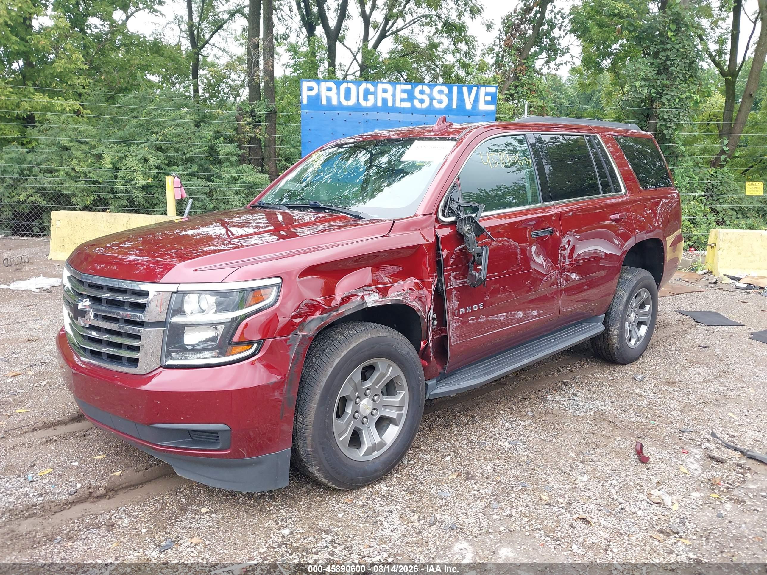 2019 CHEVROLET TAHOE C1500 LS — I2