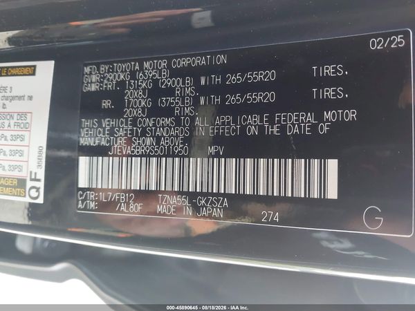 2025 TOYOTA 4RUNNER TRD SPORT