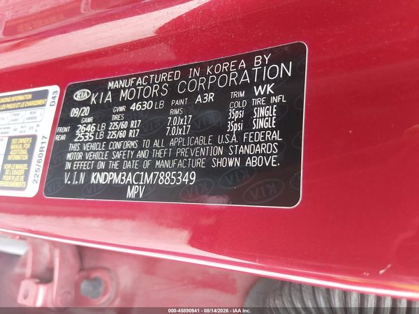 2021 KIA SPORTAGE LX