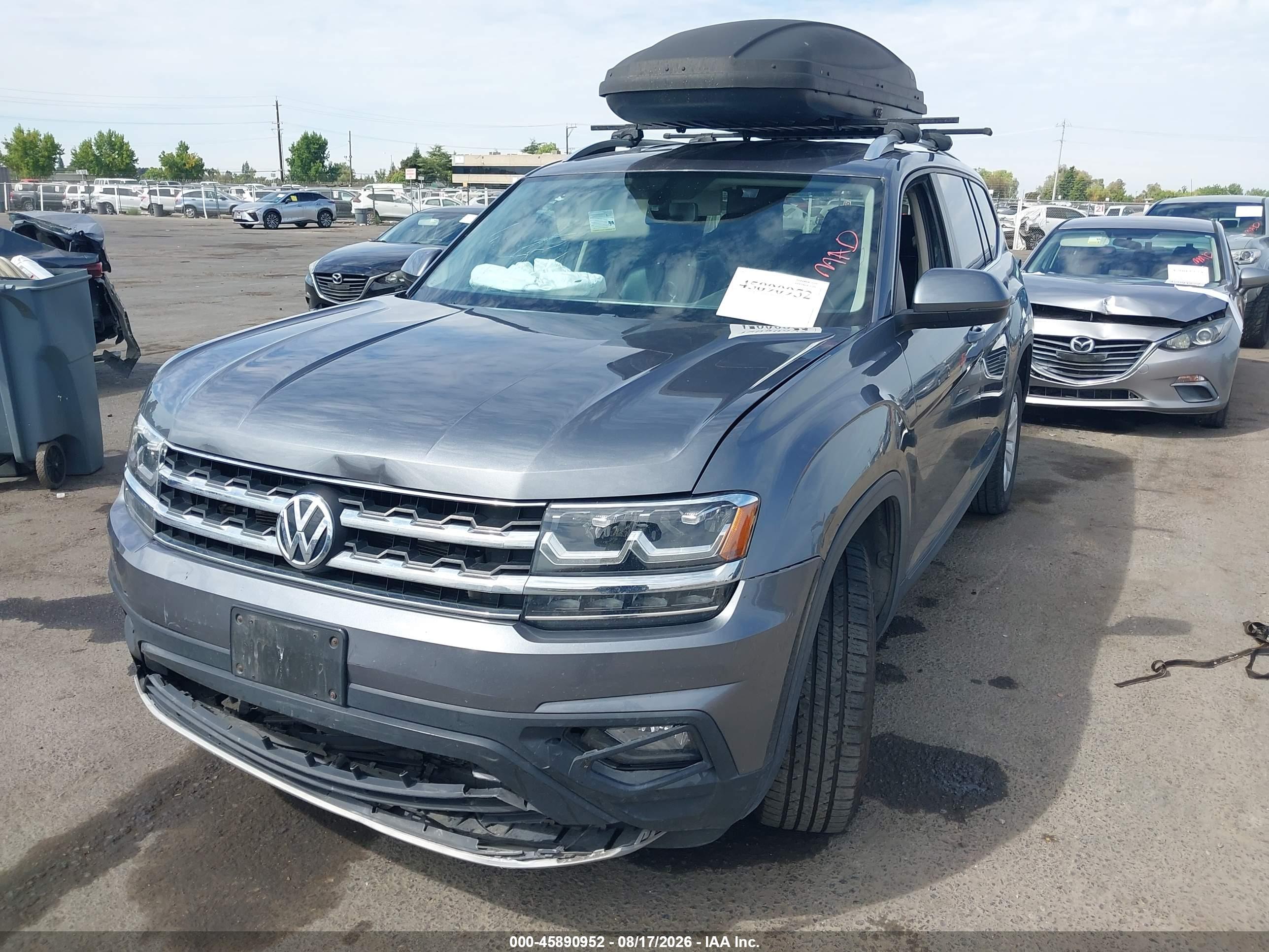 2018 VOLKSWAGEN ATLAS 2.0T SE — I2