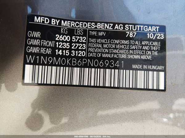 2023 MERCEDES-BENZ EQB 300 SUV 4MATIC