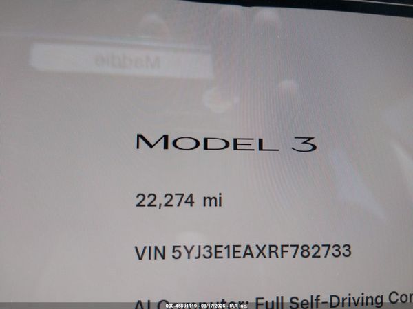 2024 TESLA MODEL 3