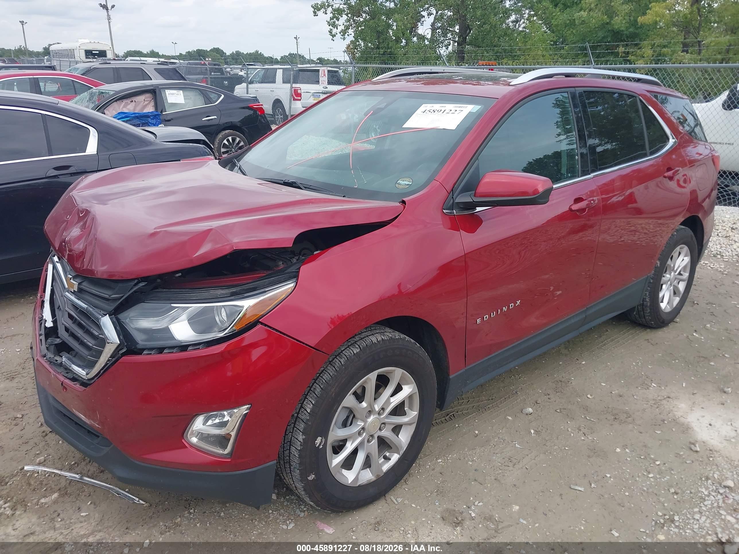 2020 CHEVROLET EQUINOX AWD LT 1.5L TURBO — I2