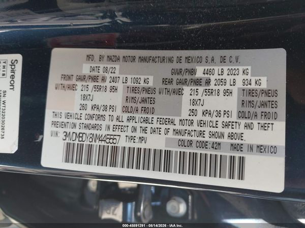 2022 MAZDA CX-30 2.5 TURBO PREMIUM