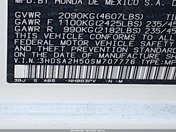 2025 ACURA ADX A-SPEC